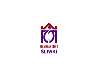 Projekt logo dla firmy Manufaktura Śliwki  | Projektowanie logo